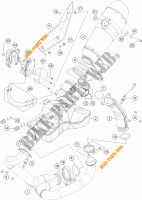 UITLAAT voor KTM 1290 SUPER DUKE GT GREY ABS 2016