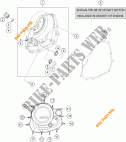 KOPPELINGS DEKSEL voor KTM 690 DUKE WHITE ABS 2016