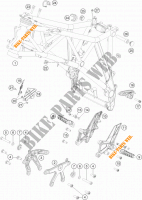 FRAME voor KTM 1290 SUPER DUKE GT ORANGE ABS 2016