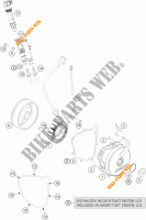 DYNAMO voor KTM 690 DUKE WHITE ABS 2014