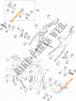 FRAME voor KTM 690 DUKE WHITE ABS 2014