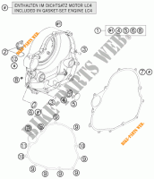 KOPPELINGS DEKSEL voor KTM 690 DUKE WHITE ABS 2014
