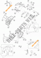 PLASTIC voor KTM 690 DUKE WHITE ABS 2014
