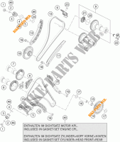 DISTRIBUTIERIEM voor KTM 1290 SUPER DUKE GT ORANGE ABS 2016