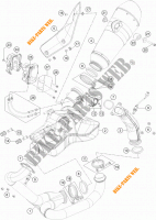 UITLAAT voor KTM 1290 SUPER DUKE GT ORANGE ABS 2016