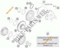 STARTMOTOR voor KTM 690 DUKE ORANGE 2009