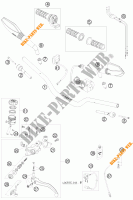 STUUR / BESTURING voor KTM 690 DUKE ORANGE 2009