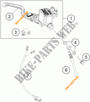 REMPOMP VOOR voor KTM 390 DUKE ORANGE 2018