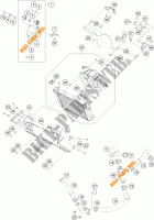 KOELSYSTEEM voor KTM 390 DUKE ORANGE 2018