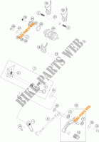 SCHAKEL MECHANISME voor KTM 390 DUKE ORANGE 2018