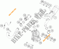 UITLAAT voor KTM 390 DUKE ORANGE 2018