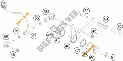 SCHAKEL MECHANISME voor KTM RC 250 R 2014