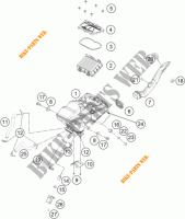 LUCHTFILTER voor KTM 390 DUKE WHITE 2018