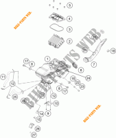 LUCHTFILTER voor KTM 390 DUKE WHITE 2018