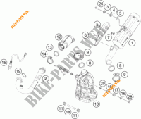 UITLAAT voor KTM 390 DUKE WHITE 2018