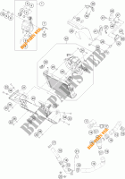 KOELSYSTEEM voor KTM 390 DUKE ORANGE 2018