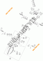 KOPLAMP / ACHTERLICHT voor KTM 390 DUKE ORANGE 2018