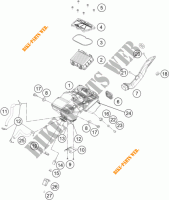 LUCHTFILTER voor KTM 390 DUKE ORANGE 2018