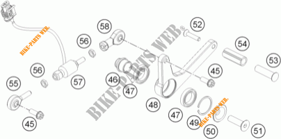 SCHAKEL MECHANISME voor KTM RC 250 R 2013