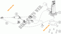 BENZINEPOMP voor KTM 390 DUKE ORANGE 2017