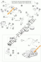 GASKLEP HUIS voor KTM 1190 RC8 R TRACK 2012
