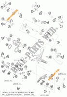 SCHAKEL MECHANISME voor KTM 1190 RC8 R TRACK 2012