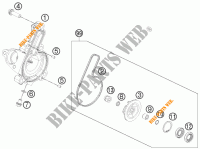WATERPOMP voor KTM 390 DUKE BLACK ABS 2016