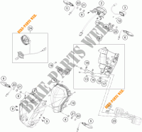 KOPLAMP / ACHTERLICHT voor KTM 390 DUKE WHITE ABS 2016