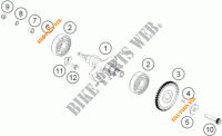 BALANSAS voor KTM 390 DUKE WHITE ABS 2016