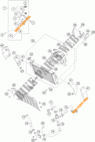 KOELSYSTEEM voor KTM 390 DUKE WHITE ABS 2016