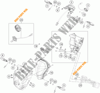 KOPLAMP / ACHTERLICHT voor KTM 390 DUKE WHITE ABS 2016