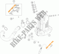 UITLAAT voor KTM 390 DUKE WHITE ABS 2016