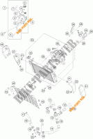KOELSYSTEEM voor KTM 390 DUKE WHITE ABS 2015
