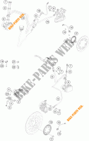 REMSYSTEEM ABS voor KTM 390 DUKE WHITE ABS 2015