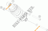 SCHOKBREKER voor KTM 390 DUKE WHITE ABS 2015