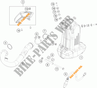UITLAAT voor KTM 390 DUKE WHITE ABS 2015