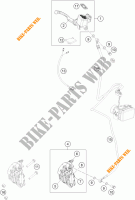 REMKLAUW VOOR voor KTM 390 DUKE BLACK ABS 2014