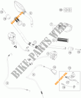 STUUR / BESTURING voor KTM 390 DUKE BLACK ABS 2014