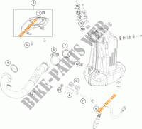 UITLAAT voor KTM 390 DUKE BLACK ABS 2014