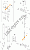 VOORVORK / T STUK voor KTM 390 DUKE BLACK ABS 2014