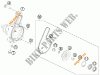 WATERPOMP voor KTM 390 DUKE BLACK ABS 2014