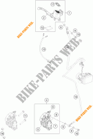 REMKLAUW VOOR voor KTM 250 DUKE BLACK ABS 2015