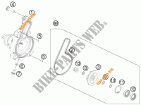 WATERPOMP voor KTM 250 DUKE BLACK ABS 2015