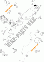 KABELBOOM voor KTM 250 DUKE WHITE ABS 2015