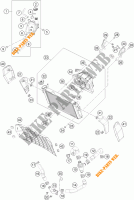 KOELSYSTEEM voor KTM 250 DUKE WHITE ABS 2015
