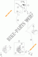 REMKLAUW VOOR voor KTM 250 DUKE BLACK ABS 2015