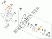 WATERPOMP voor KTM 250 DUKE BLACK ABS 2015