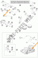 GASKLEP HUIS voor KTM 1190 RC8 R WHITE 2013