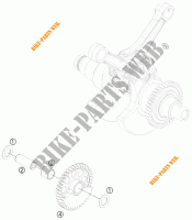 BALANSAS voor KTM 1190 RC8 R WHITE 2013