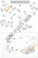 GASKLEP HUIS voor KTM 1190 RC8 R WHITE 2013